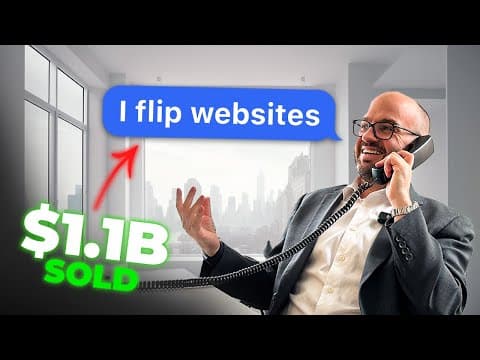 Zero to $1.1B from Flipping Websites thumbnail