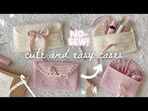 How to Crochet a Custom No-Sew Pencil Case thumbnail