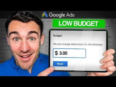 How To HACK Google Ads With a Small Budget thumbnail