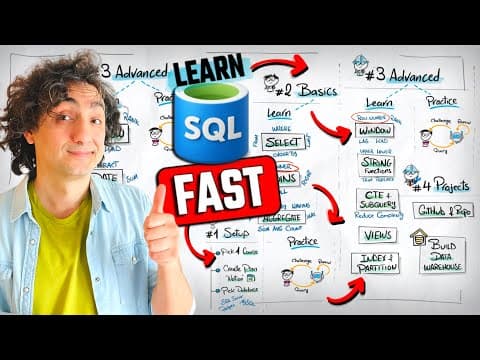 How I Would Learn SQL FAST (If I Could Start Over) thumbnail