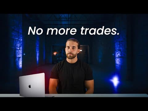 Why I haven't taken a trade in 30 Days... thumbnail