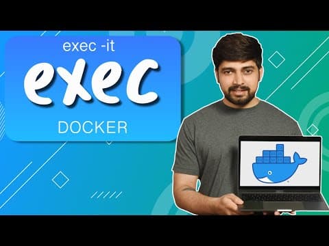 Exploring exec command | #Docker thumbnail