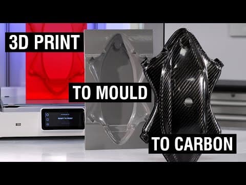 Making a Composite Mould for a Carbon Fibre Part from a 3D Printed Pattern thumbnail