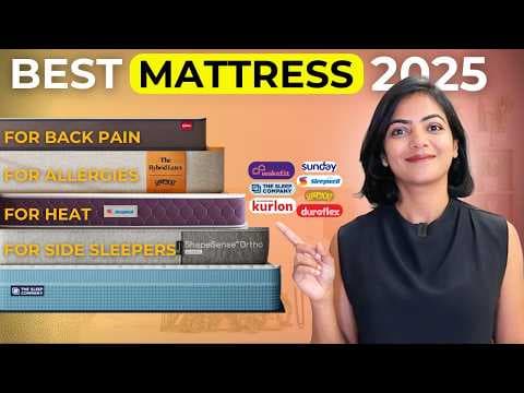 Best Mattress 2025 | Wakefit vs Sleep Company vs Sleepycat vs Duroflex vs Sleepwell thumbnail