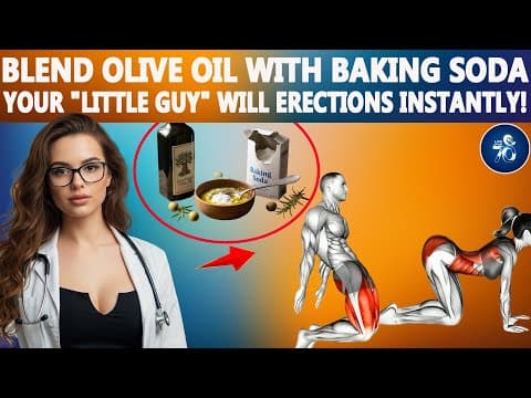 Seniors: Blend Olive Oil with Baking Soda — Your “Little Guy” Wakes Up Instantly thumbnail
