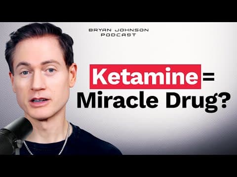 So I Tried Ketamine… | Bryan Johnson Podcast thumbnail