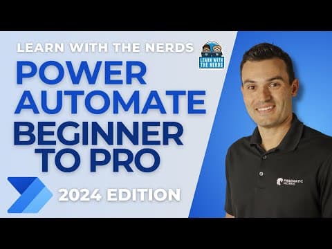 Power Automate Tutorial ⚡ Beginner To Pro [Full Course] thumbnail