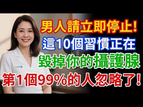 身為泌尿科醫師，我懇求所有男性：立即停止這些壞習慣！會讓你的前列腺肥大！第一名你可能天天都在做，卻毫無知覺！ thumbnail
