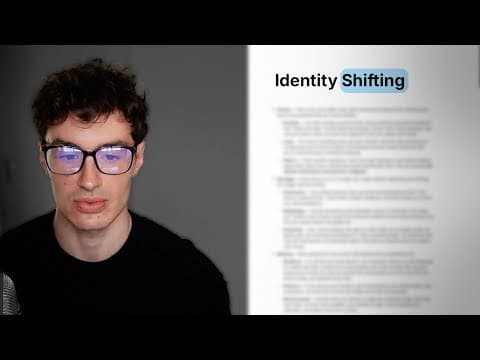 identity shifting (the cheat code to success) thumbnail