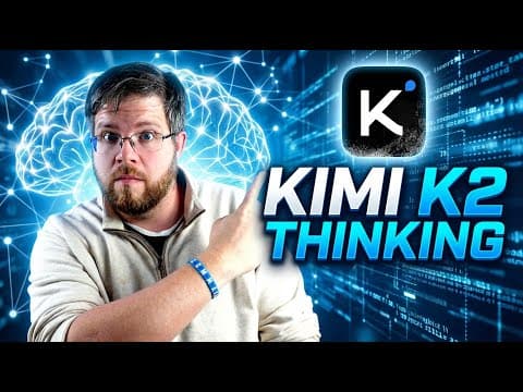 Kimi K2 Thinking Really Surprised Me! thumbnail