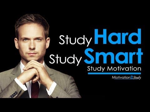 Study HARD Study SMART - Motivational Video on How to Study EFFECTIVELY thumbnail