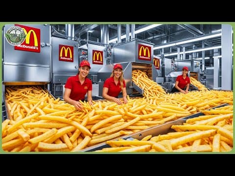 Inside French Fries Mega Factory | Amazing Potato Processing Technology thumbnail