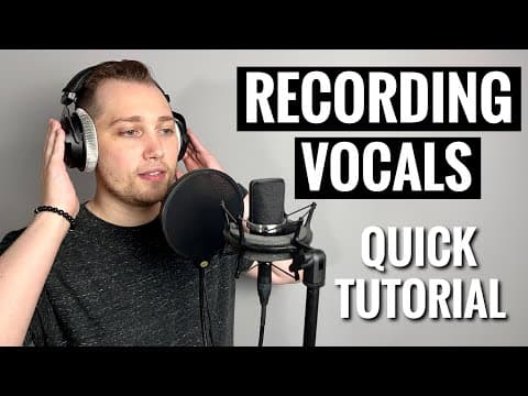 Learn How To Record Vocals In 4 Easy Steps! thumbnail