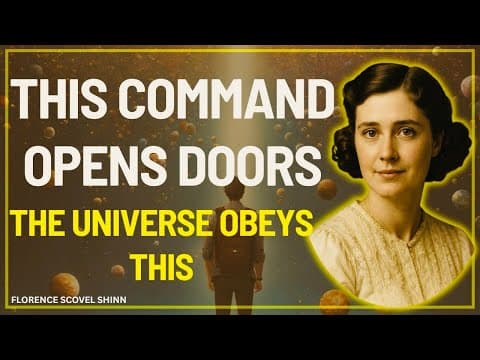 The Divine Command That Removes Every Block in Your Life / Florence Scovel Shinn Wisdom thumbnail
