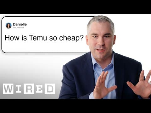 Supply Chain Expert Answers Chinese Manufacturing Questions | Tech Support | WIRED thumbnail