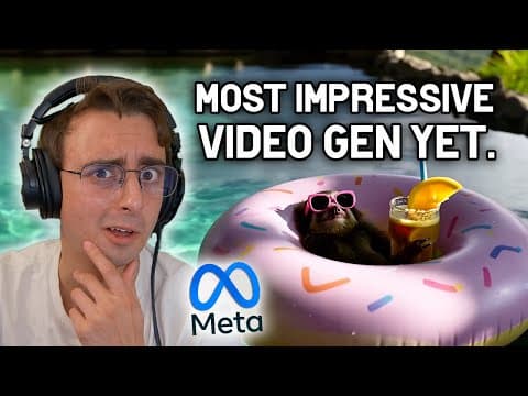 Meta Announces the "World's Best" AI Video Generator. No Joke. thumbnail