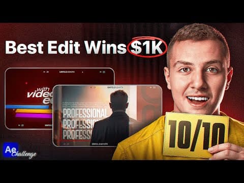 12 Editors Battle for $1,000 Prize! (Insane Outcome) thumbnail