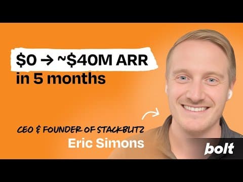 How Bolt Achieved Rapid Growth: Eric Simons Interview thumbnail
