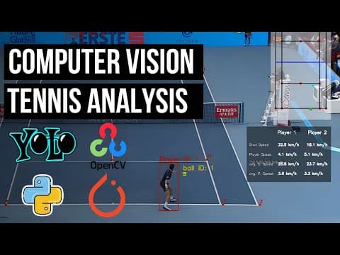 Build an AI/ML Tennis Analysis system with YOLO, PyTorch, and Key Point Extraction thumbnail