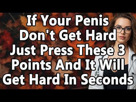 Men Over 60: Just Press 3 Points On Your Manhood And Wake Up Hard Every Morning! Advice For Elderly thumbnail