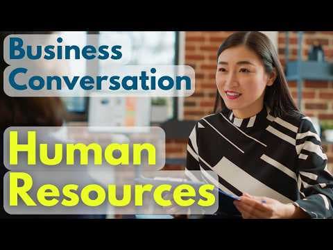 Business Dialogues in HR "10 Conversations about HR" | Business English Learning thumbnail