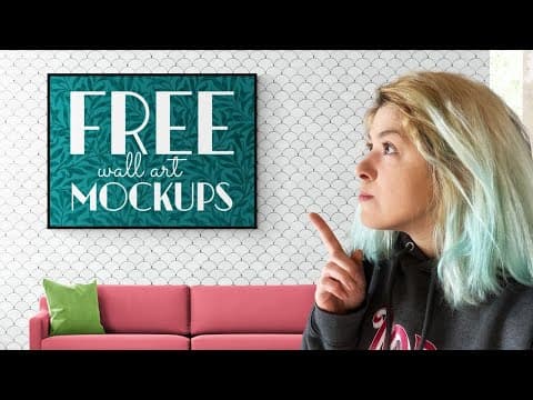 FREE Wall Art Mockups (Canvy Review for Print on Demand & Etsy Printables) thumbnail