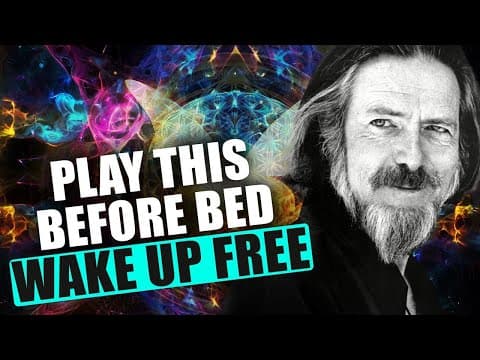 Alan Watts – STOP TRYING AND LET SLEEP HANDLE IT | Everything Softens Naturally thumbnail