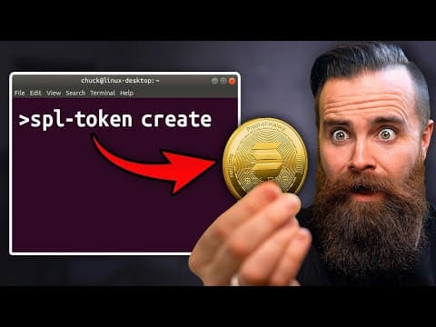 create your own Solana Token...in the terminal (2025 edition) thumbnail