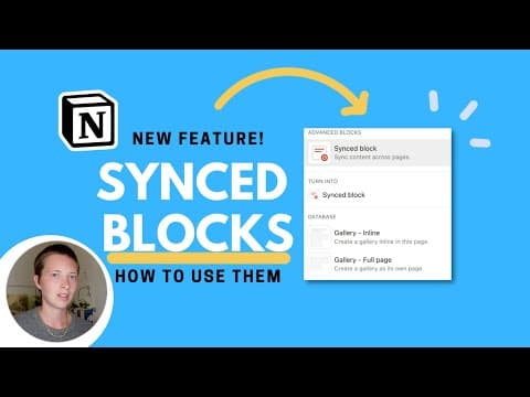Decoding Notion's Synced Block (Use-Cases!) thumbnail