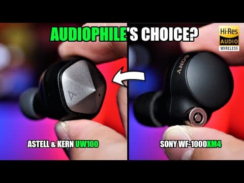 Astell & Kern UW100 vs Sony WF-1000XM4 - Audiophiles Prefer THIS? 🤔 thumbnail