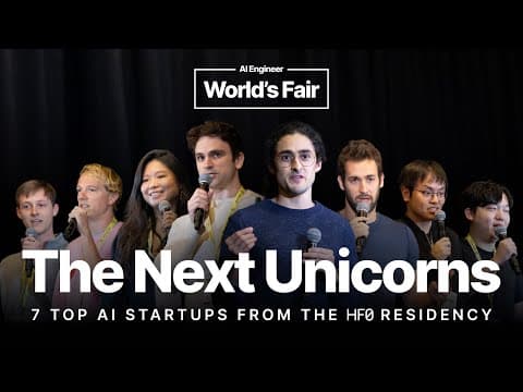 The Next Unicorns: 7 Top AI startups from the HF0 Residency thumbnail