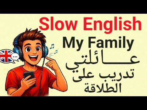 تدريب على الطلاقة الكاملة بالإنجليزية | تقوية مهارة الإستماع والتحدث في اللغة الإنجليزية  thumbnail