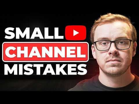 How to Fix Growth Mistakes on a Small Channel thumbnail