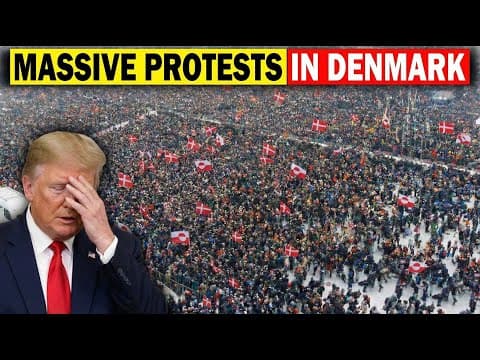 Trump's WORST Fear Is Here: MASS Protests Erupt in Denmark as EU Prepare to STOP US Military Action thumbnail
