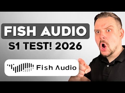 Fish Audio S1 Review and Hands-On Test - 2026 | Can AI Really Sound This Good? thumbnail