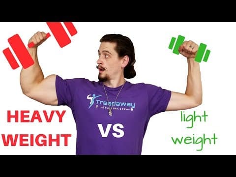 Is There a Difference Between Heavy and Light Weights for Muscle Growth? thumbnail