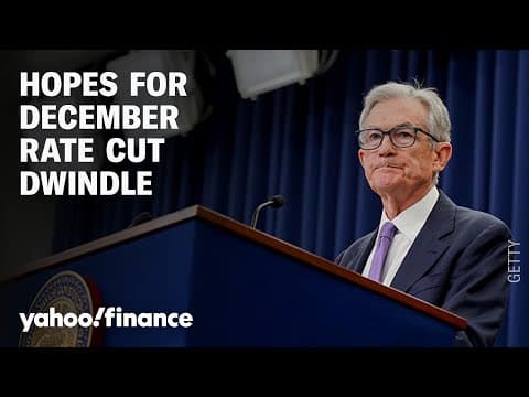 Why hopes of a December Fed rate cut are declining thumbnail