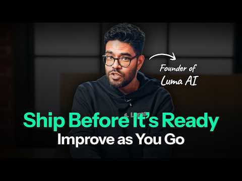 How Luma Built a $200M AI by Shipping Fast, Not Perfect | Luma AI, Amit Jain thumbnail