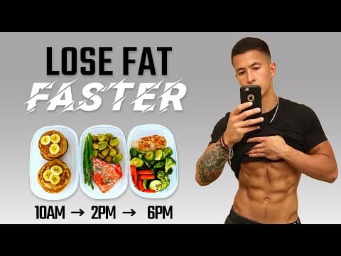 The Best Meal Plan To Lose Fat Faster (EAT LIKE THIS!) thumbnail