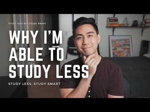 Why I’m able to a Study Less than You thumbnail