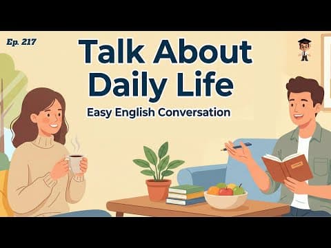 Talk About Daily Life | A1 English Listening | Easy Conversation Practice thumbnail