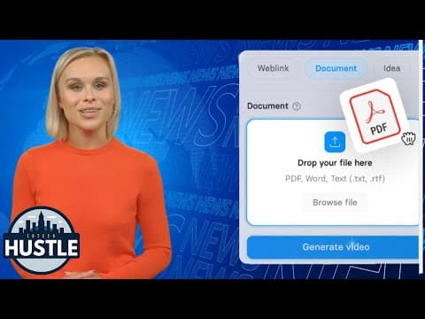 AI-Powered Video Production:  Just Upload a Document! thumbnail