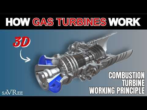 How Gas Turbines Work (Combustion Turbine Working Principle) thumbnail