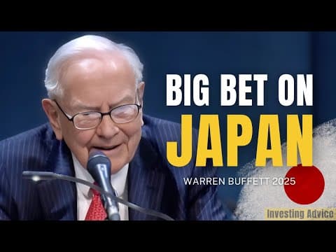 Warren Buffett: “We Will Not Sell Japan Stocks for Decades” | Berkshire 2025 thumbnail