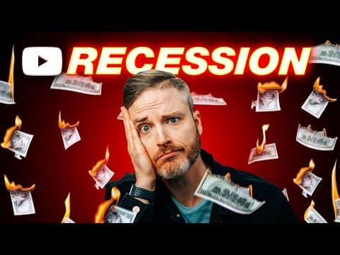 WARNING⚠️The Creator Economy Recession is Here... How to PREPARE! thumbnail