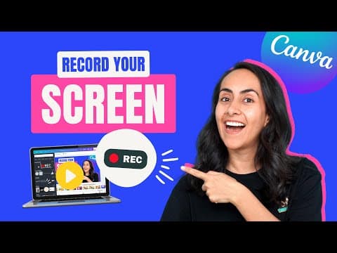 How to Record Your Computer Screen with Canva for Free thumbnail