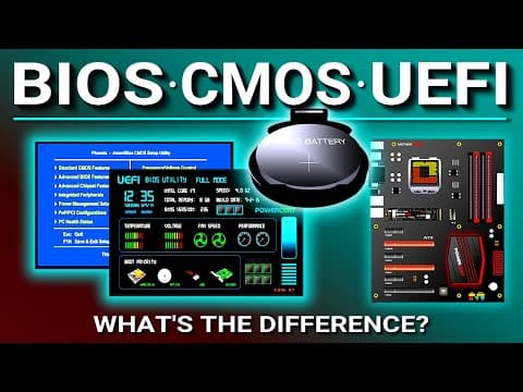 BIOS, CMOS, UEFI - What's the difference? thumbnail