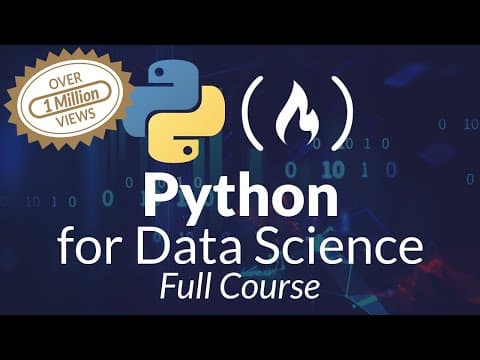 Python for Data Science - Course for Beginners (Learn Python, Pandas, NumPy, Matplotlib) thumbnail