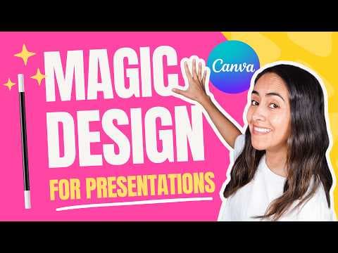 How to Create a Presentation Fast with Canva's AI Tool thumbnail