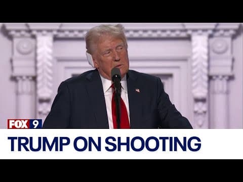 Donald Trump speaks for the 1st time on the assassination attempt thumbnail